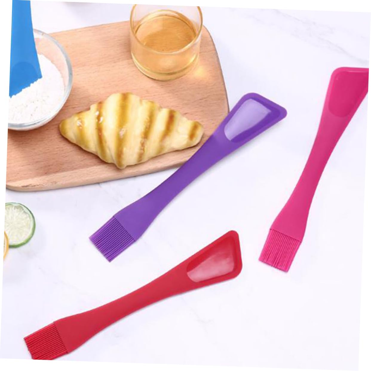 NAMOARLY Grill Accessories Set Silicone Basting Brush Baking Brush for Bbq Sauce