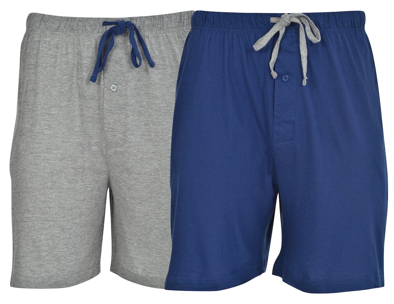 Hanes Men’s Sleep Shorts 2 Pack - Cotton, 7.5" Inseam, Athletic, Pajamas, Soft Loungewear, Pantalones Cortos