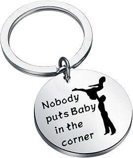 Dance Dirty Inspired Gift 80s Movie Keychain DirtyDance Movie Dancing Lover Gift