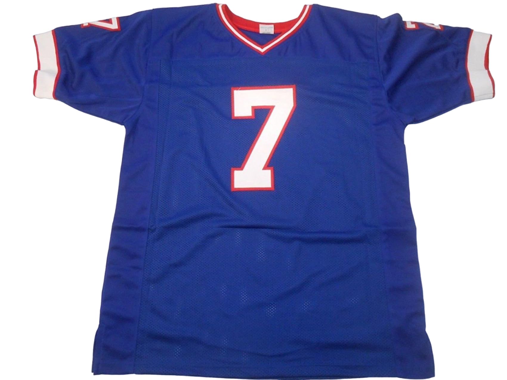 Doug Flutie Custom Jersey Stitched Blue Football New No Brand/Logos (US, Alpha, Large, Regular, Regular, Blue)