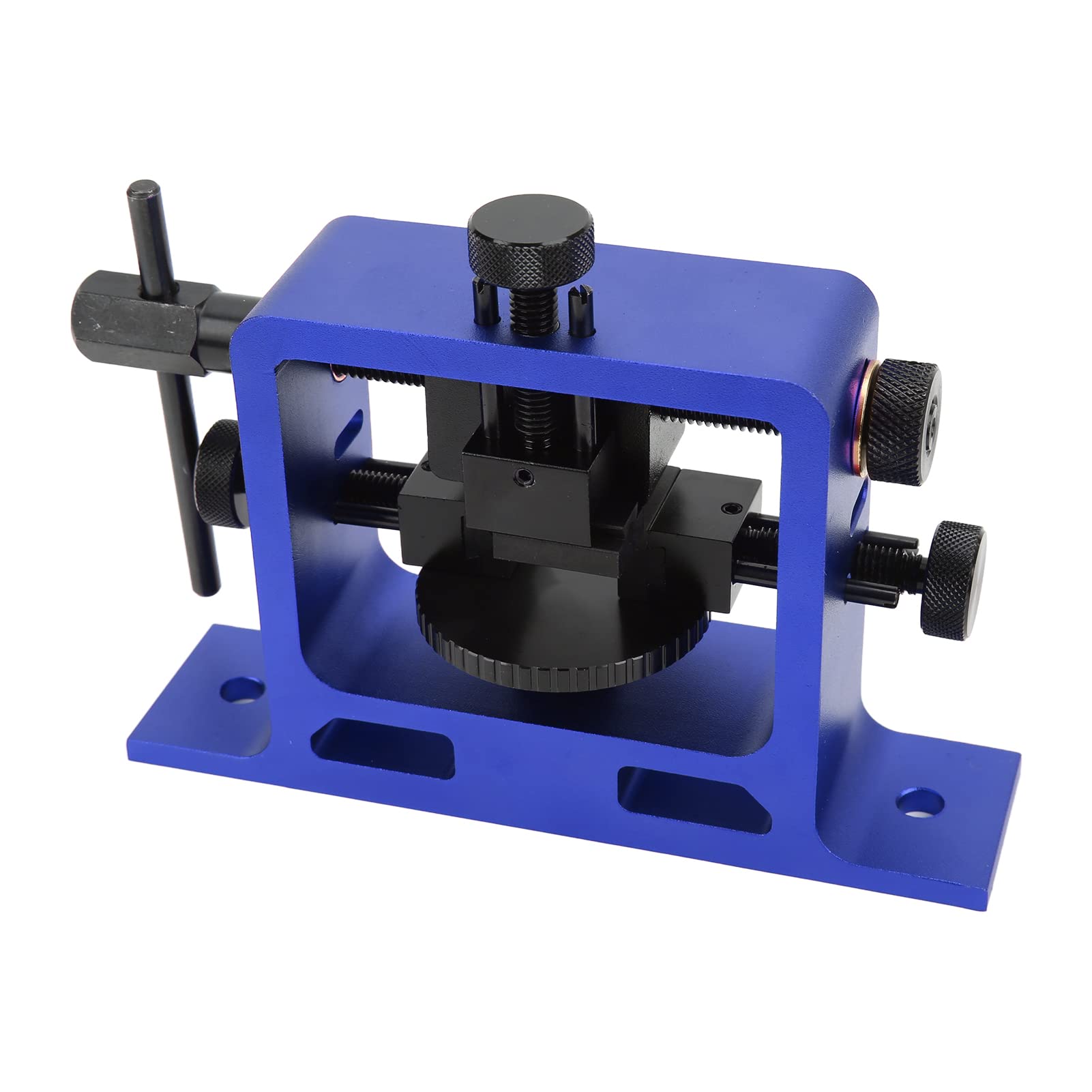 Herramienta de empujador de Vista Trasera, Pistola Universal, Herramienta de Ajuste de Herramienta de Vista Trasera de aleación de Aluminio anodizado con Cola de Milano para automoción(Azul)