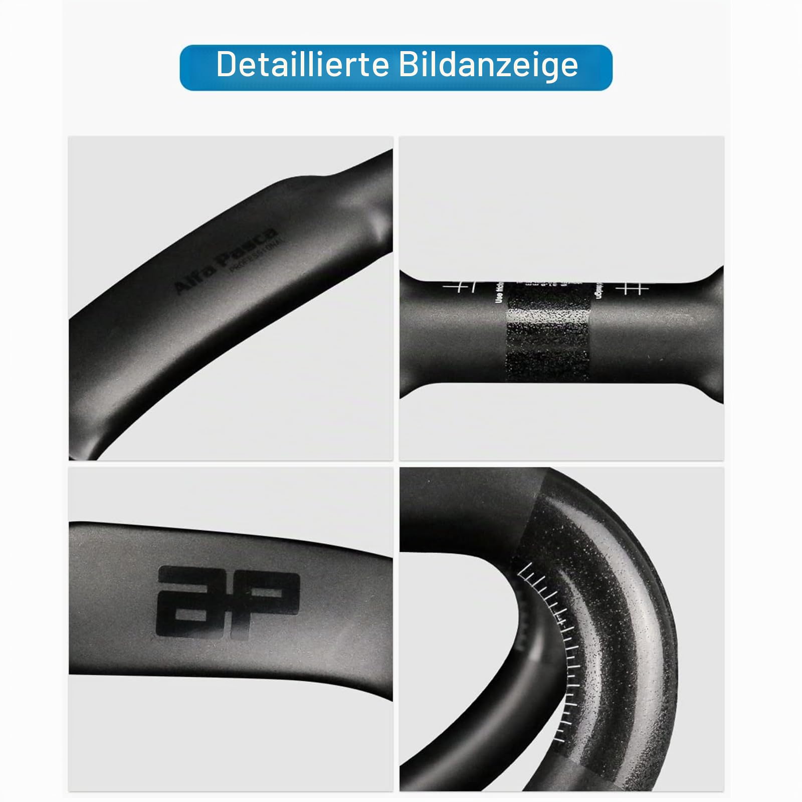 Alfa Pasca carbon aero lenker fahrradlenker 31.8 rennrad lenker 400mm