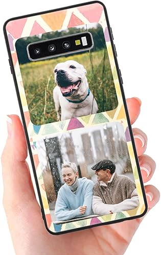 Miniatura 4 de Funda personalizada para Samsung Galaxy S10+ S10 Plus, funda personalizada personalizada de vidrio templado antiarañazos de TPU suave con collage de