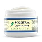 Sombra Original Cool Therapy Gel Cold Pain Relief for Swelling, Growing Pains, Soreness, Post-Workout, Vegan Formula Free of Artificial Fragrances, Dyes, NSAID, Wax, Petroleum, Alcohol - 4oz Jar