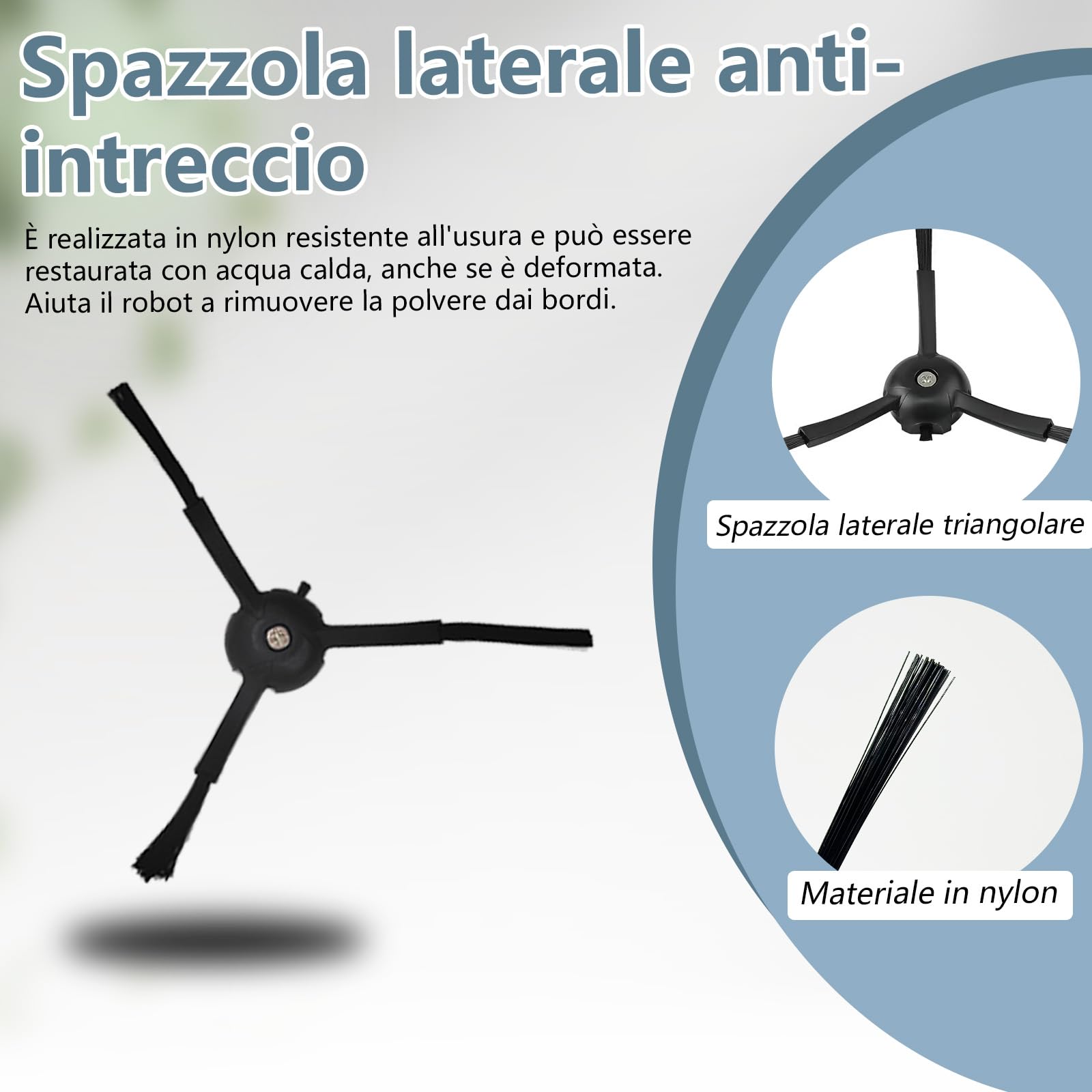 21 Pezzi Accessori per Tapo RV20 Max Plus / RV20 Max / RV30 Max Plus / RV30 Max Aspiratore, 1 Spazzola Principale, 4 Filtri, 4 Asciugamani, 6 Sacchetti di Polvere, 6 Spazzole Laterali