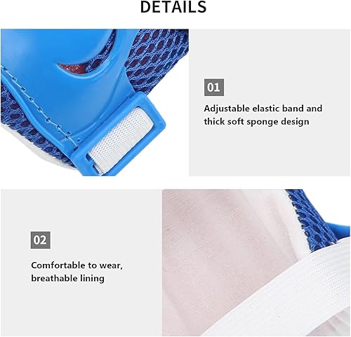 Miniatura 4 de OUKENS Rodilleras para niños y jóvenes, coderas, muñequeras para 5 a 16 años, juego de equipo de protección infantil para patines de ruedas,