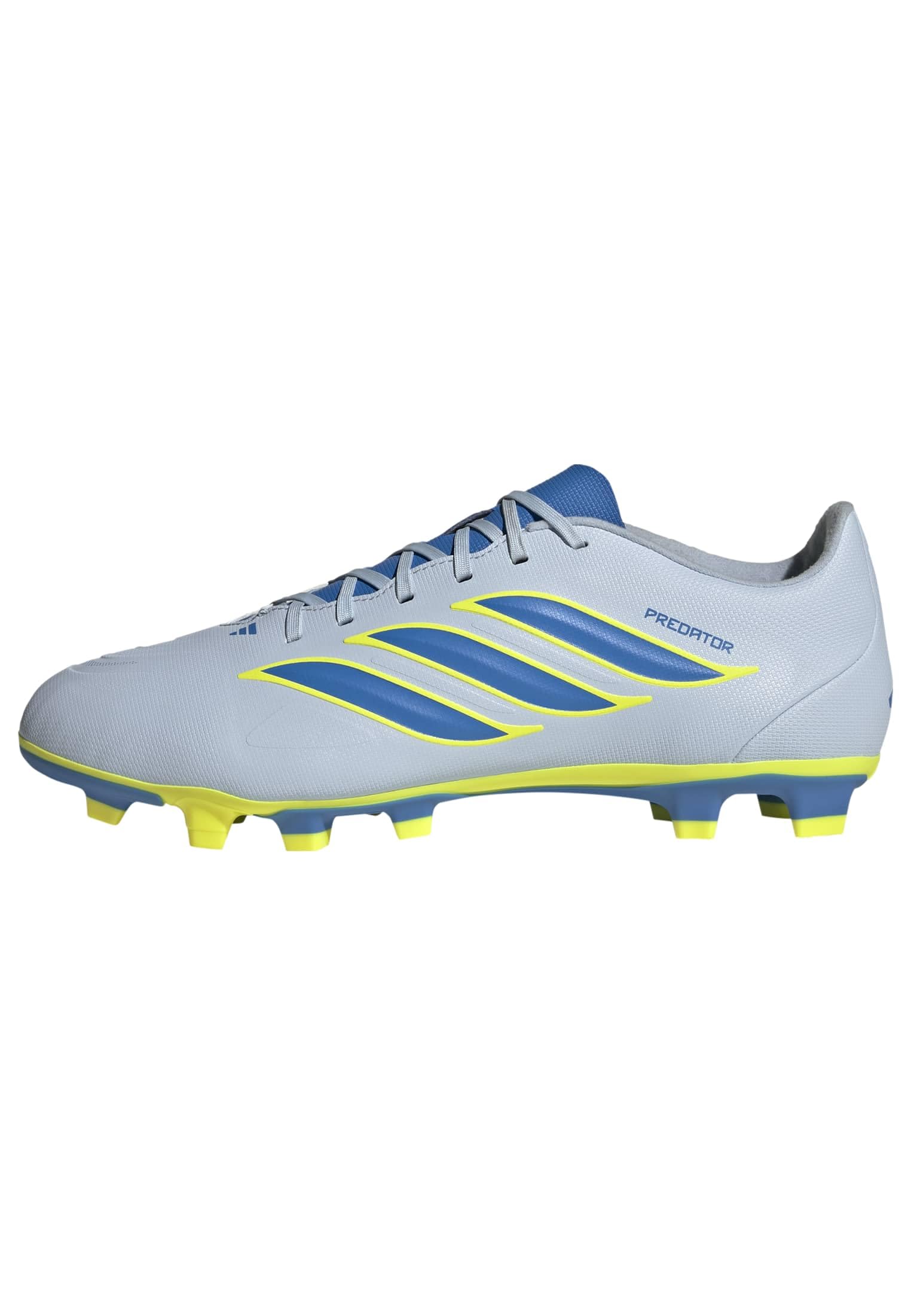 adidas Unisex Predator Club Firm Ground/Multi Ground Football Boots, Crystal Sky/ray Blue/Team solar Yellow 2, 39 1/3 EU