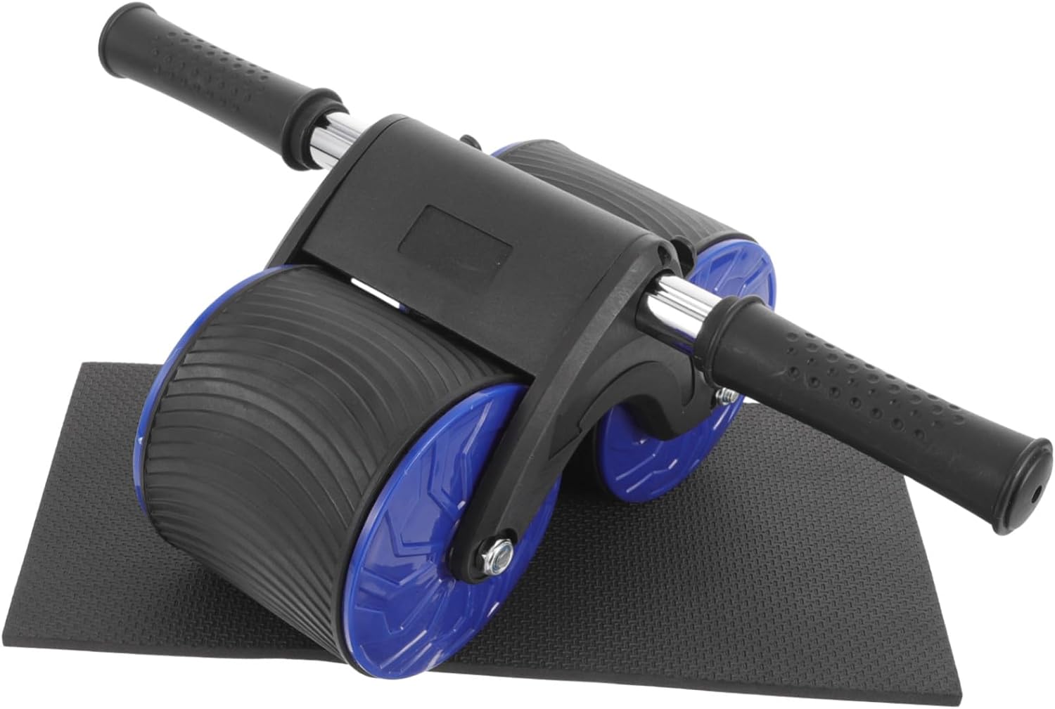 Rebound Abdominal Wheel Roller with Pad for Home Fitness Two-wheel Stability Training Equipment for Men Muscle Toner for Upper Strengthening and Full Body Workout