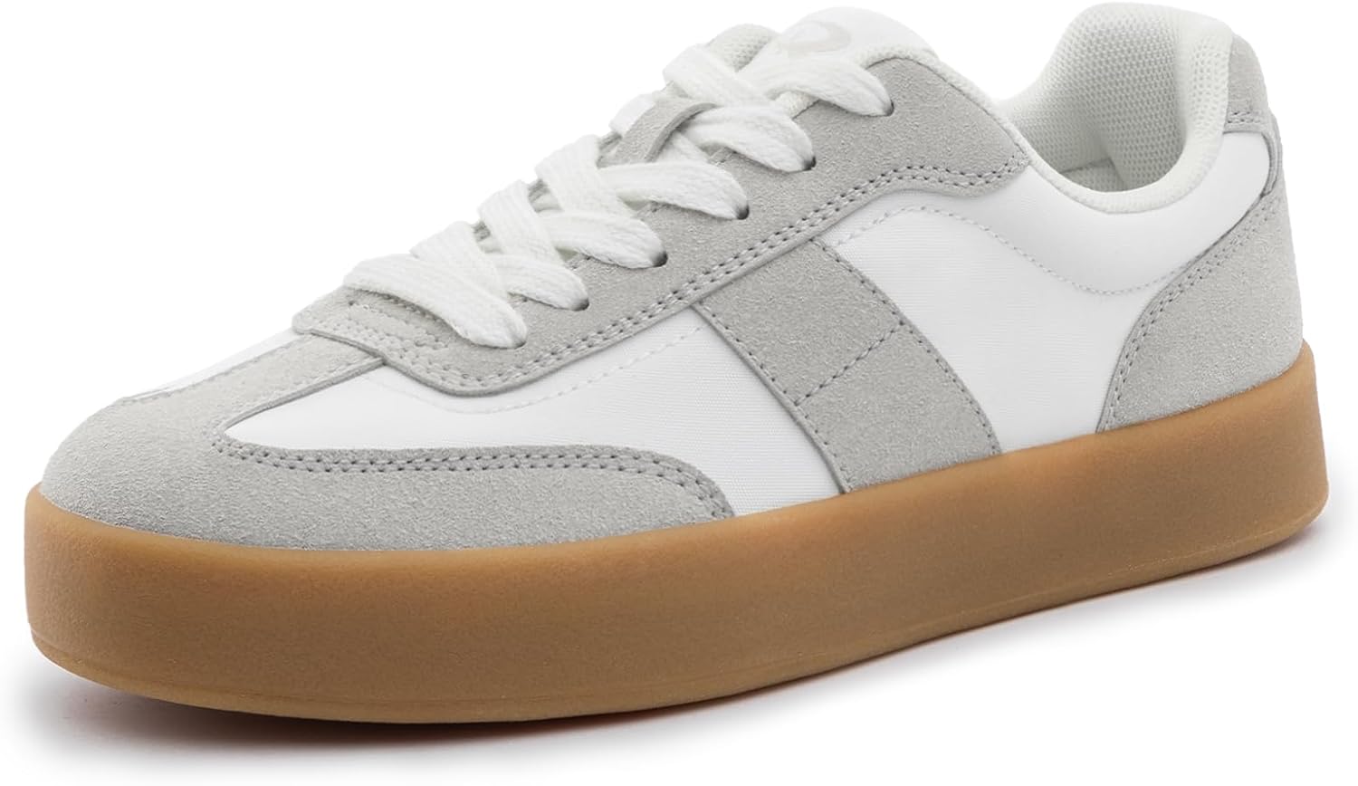 Rihero Platform Sneakers for Women Comfortable Fashion Retro Sneakers Casual Non-Slip Tennis Walking Shoes
