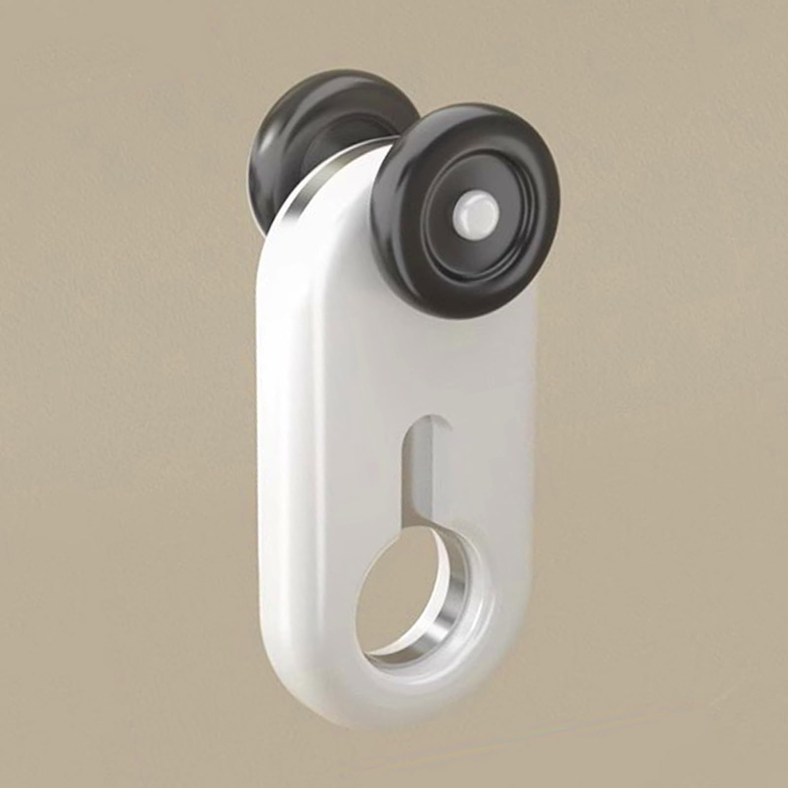 GLDYTVF Aluminum Curtain Track Rollers, Ceiling/Wall Mount, Heavy-Duty, Smooth Glide, for Sliding Curtains and Drapes, Easy Installation, Durable