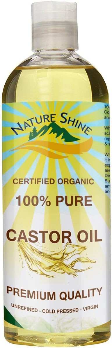 100% Pure Castor Oil Certified Organic - 1 litre