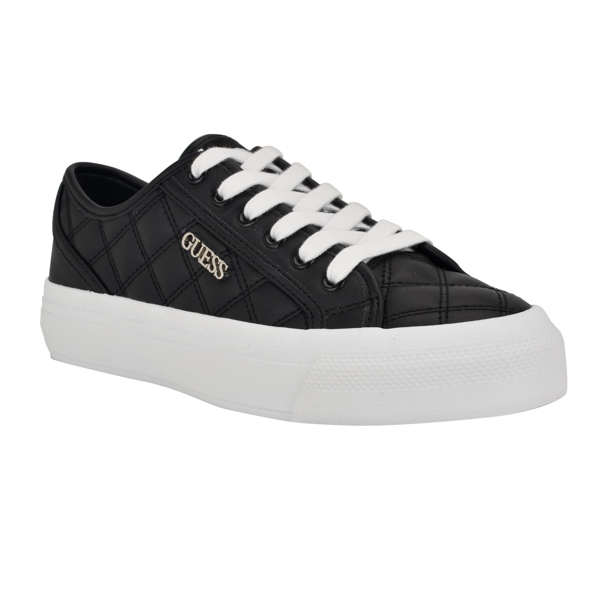 GUESS Women's Jelexa Sneaker, Black, 6.5 UK