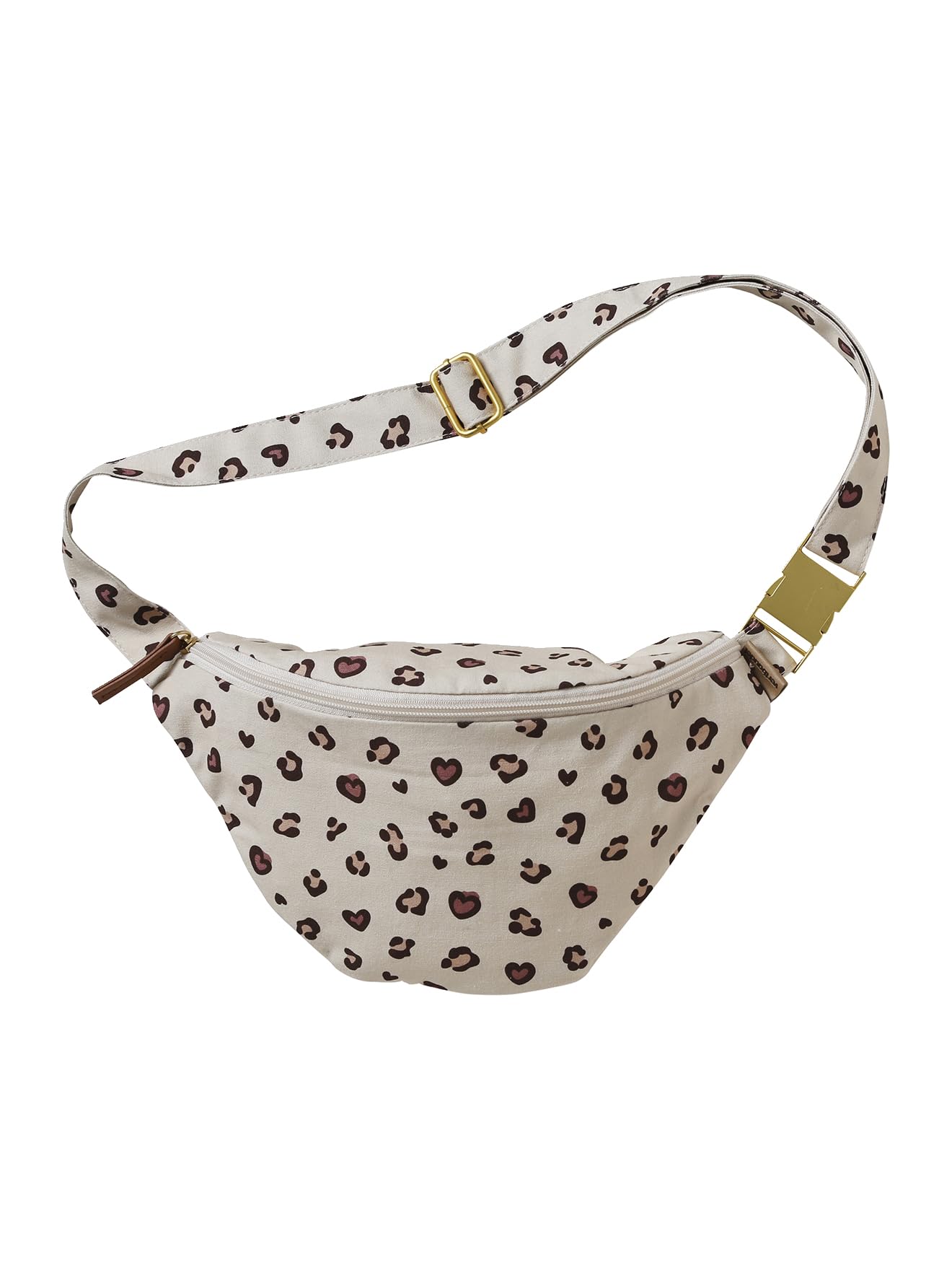 VERTBAUDET Damen Bauchtasche / hellbeige Leoprint