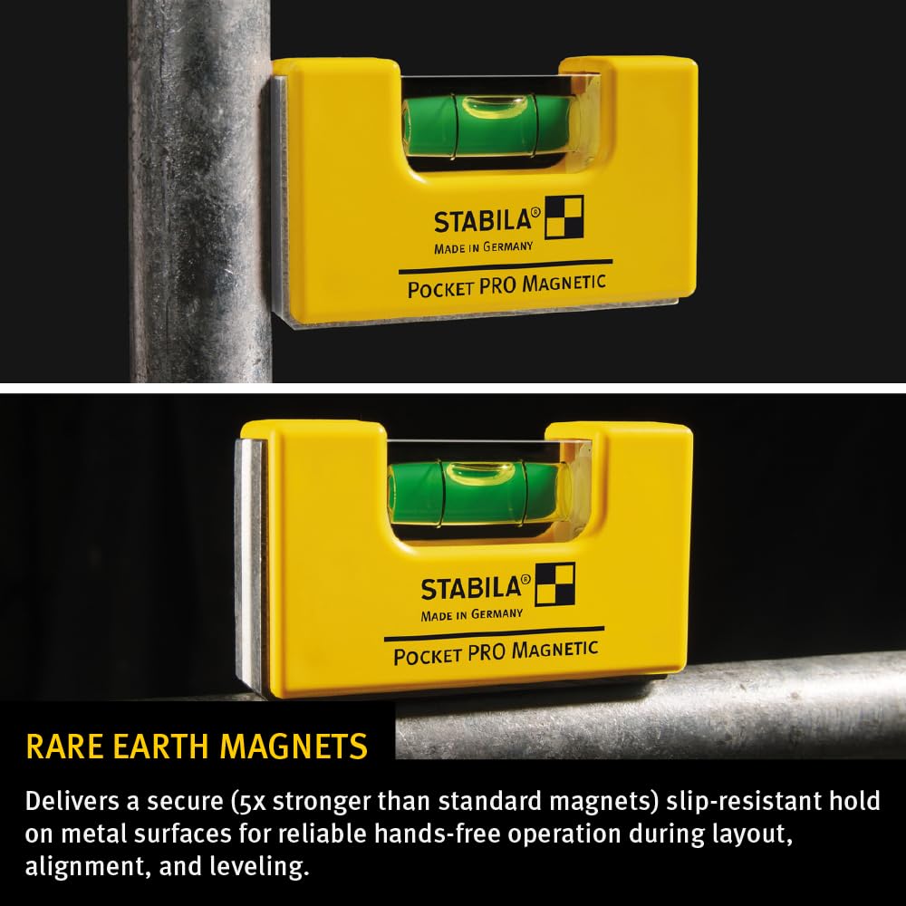 Stabila Pocket Level PRO - Magnetic Level -4