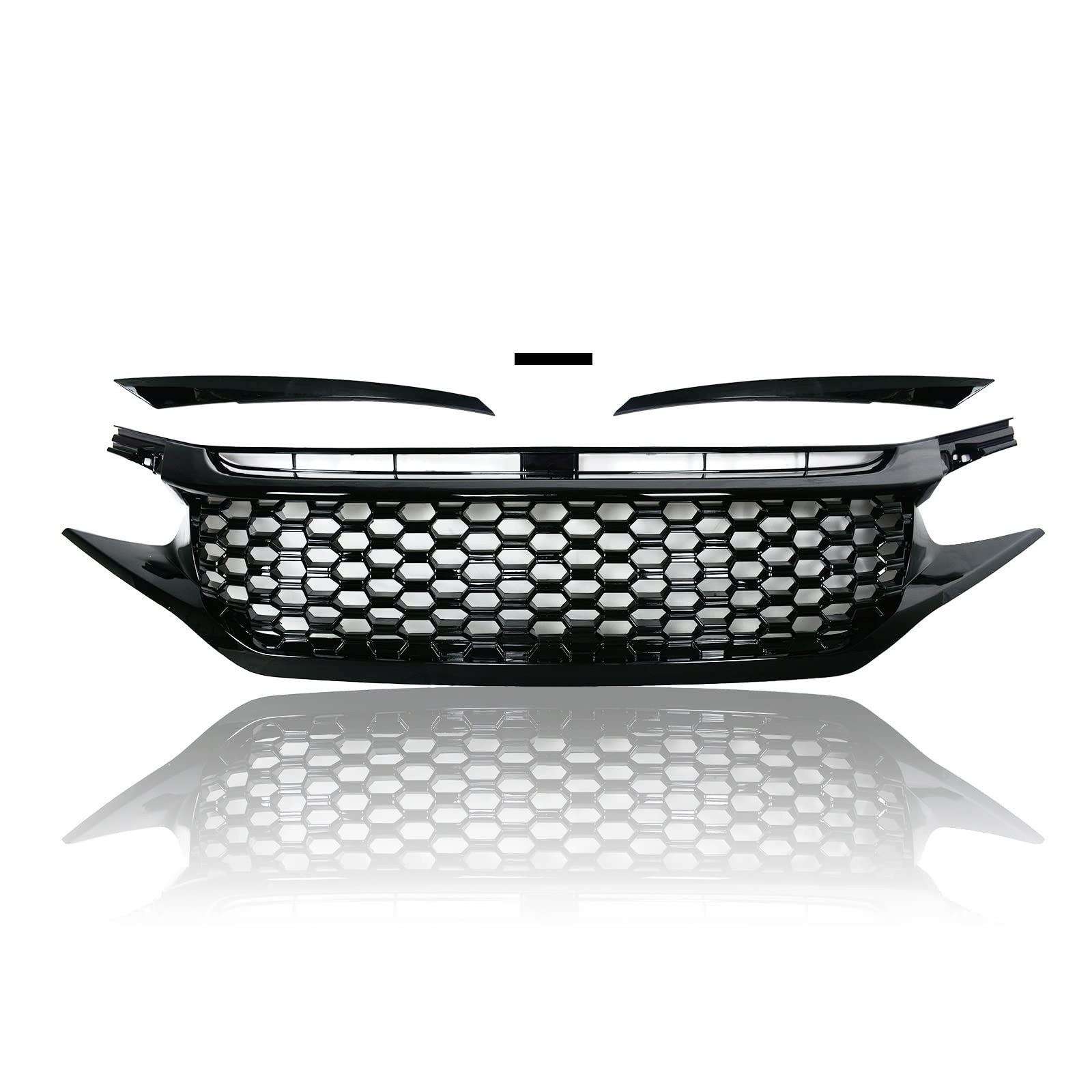 Grille avant calandre haut de gamme ajustement précis pour Civic 10e - 6