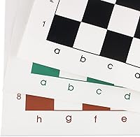 Vista 6 de Andux Tablero de ajedrez enrollable XQQP-01 (Negro, 13.8x13.8 in)