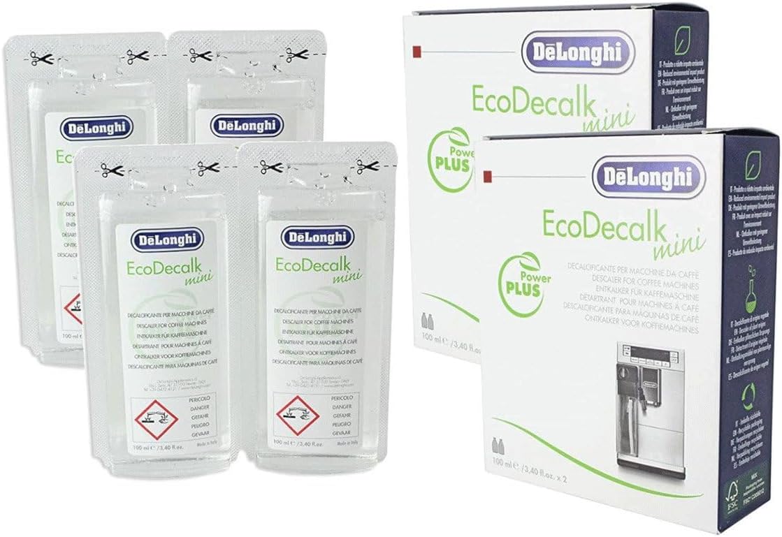 Delonghi EcoDecalk Mini 2 x 100ml Descaler (Pack of 2)