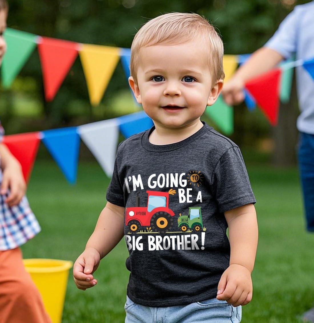 Big Brother Shirt for Toddler Baby Boy Big Bro Announcement T-Shirt Graphic Tee Short Sleeve Shirt