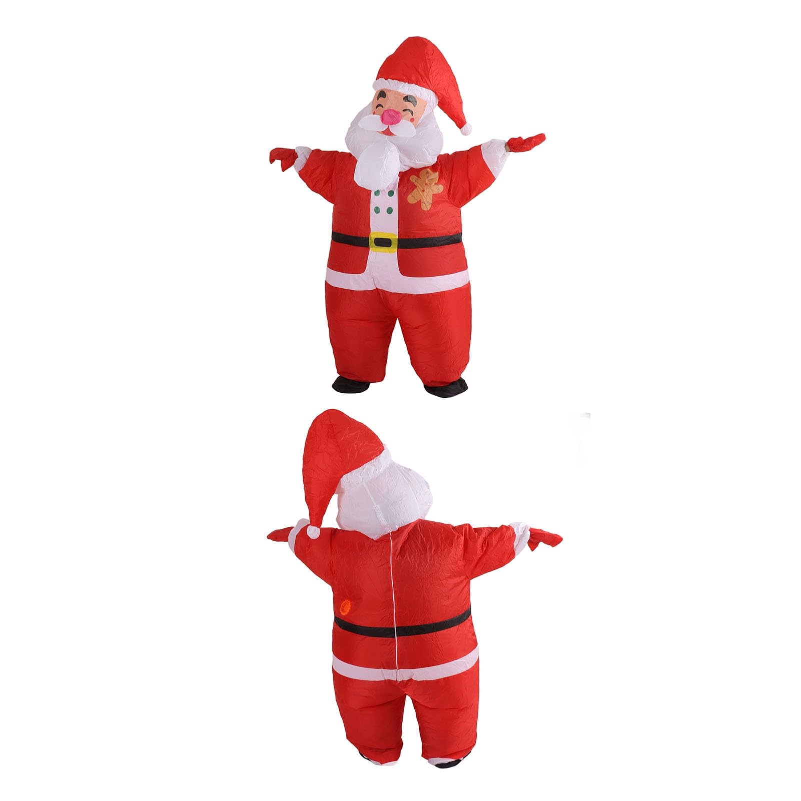 Nadmuchiwany kostium bożonarodzeniowy, zabawny kostium lalki Blow Up Christmas Party dla dorosłych 150-190 cm, tkanina poliestrowa 190T na Boże Narodzenie, ślub i imprezy cosplay (pufa z dużą
