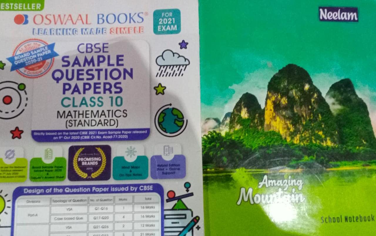 Oswaal CBSE Sample Question Papers Mathematics Class 10 (S) : Oswaal ...