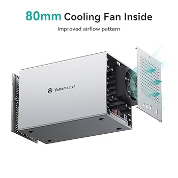 Yottamaster Obudowa dysku twardego 5 Bay RAID, aluminiowa