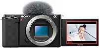 Sony Alpha ZV-E10 - Câmera Vlog sem espelho com lente intercambiável APS-C - Preta
