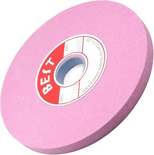 Utoolmart Bench Grinding Wheels Chrome Corundum 100 Grit for Surface Grinding Sharpening Hard Alloy Tools 1pcs