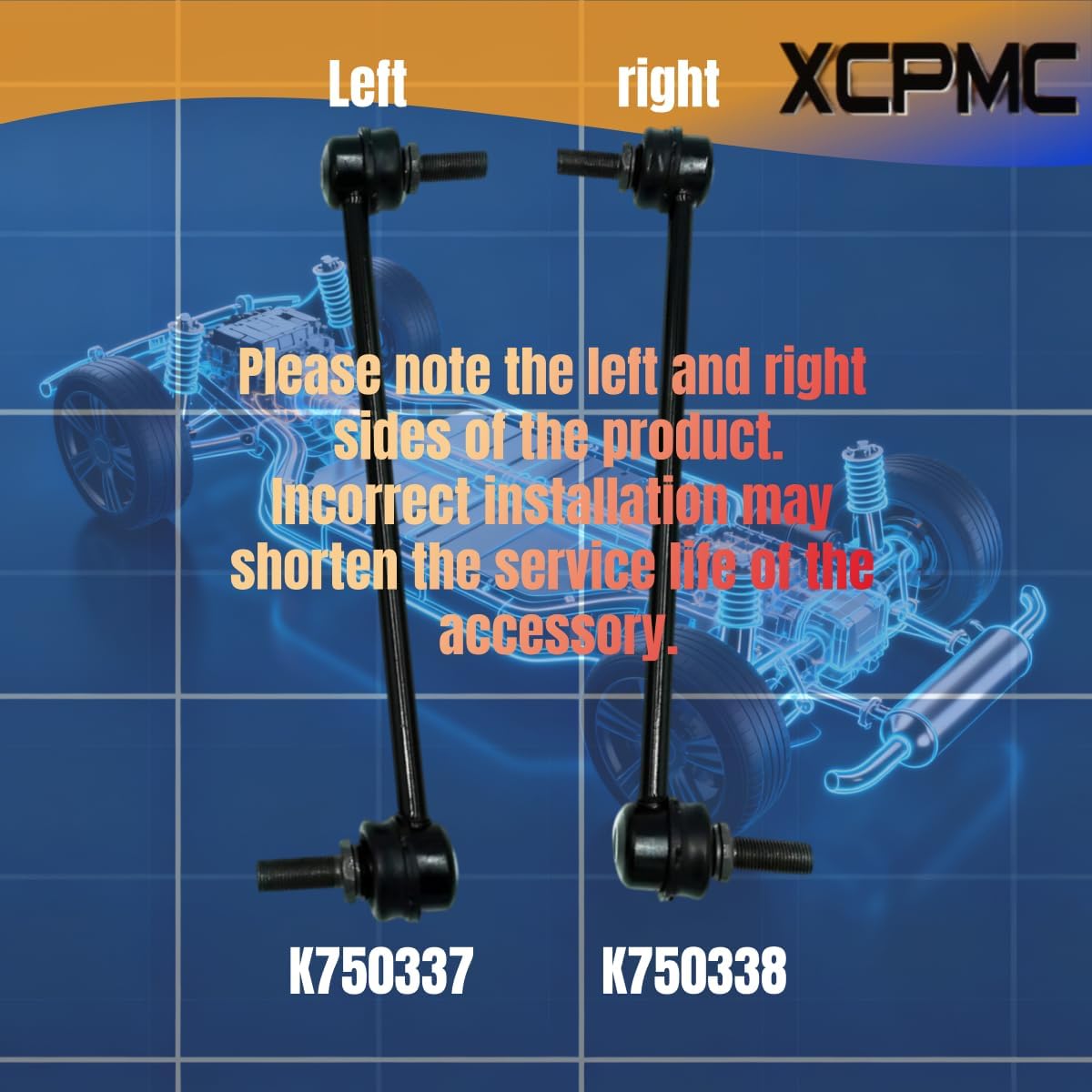 K750337 K750338 For Mercedes-Benz 2008-09 C230 10-15 C250 08-11 C300 08-15 C350 C63 AMG 10-14 E350 AWD RWD Front Suspension Stabilizer Sway Bar End Drop Links Automotive Replacement Parts