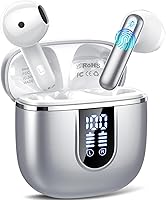 Vista 8 de Wireless Earbuds, Bluetooth 5.4 Headphones with 3D Bass Stereo, 40H In-Ear Buds with 4 ENC Noise Cancelling Mic, Ultralight Bluetooth Earbuds USB-C