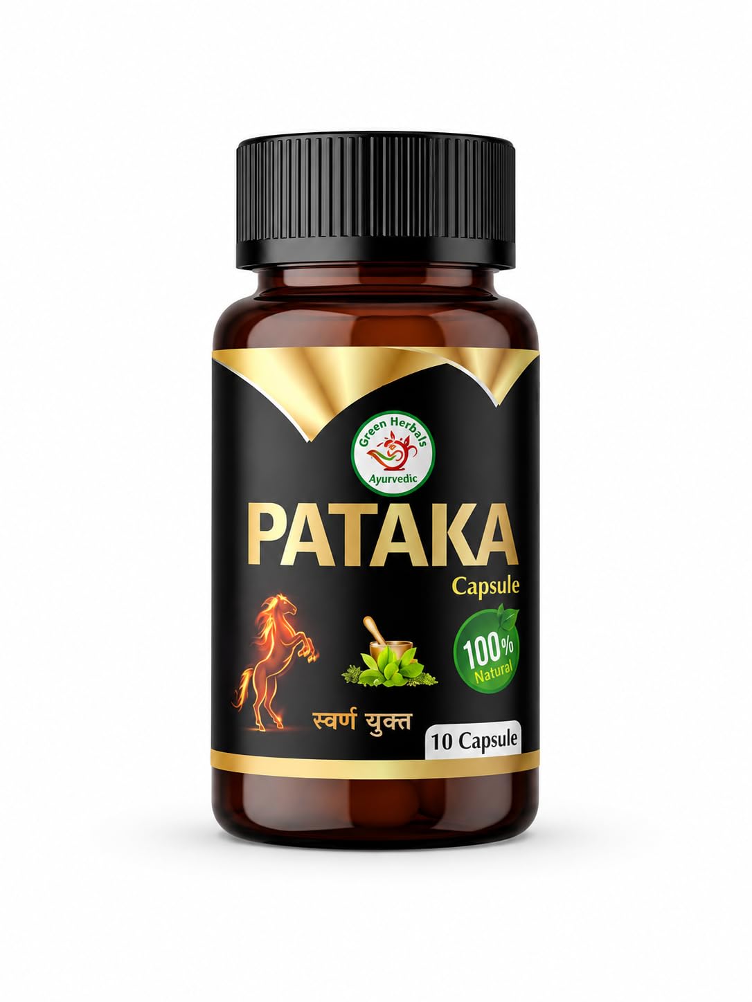 Pataka Capsule for Men's Health Support, Herbal Ayurvedic Supplement, Combo Pack of Oil and Capsules, 10 Capsules, Unflavored, Adult-picture-30