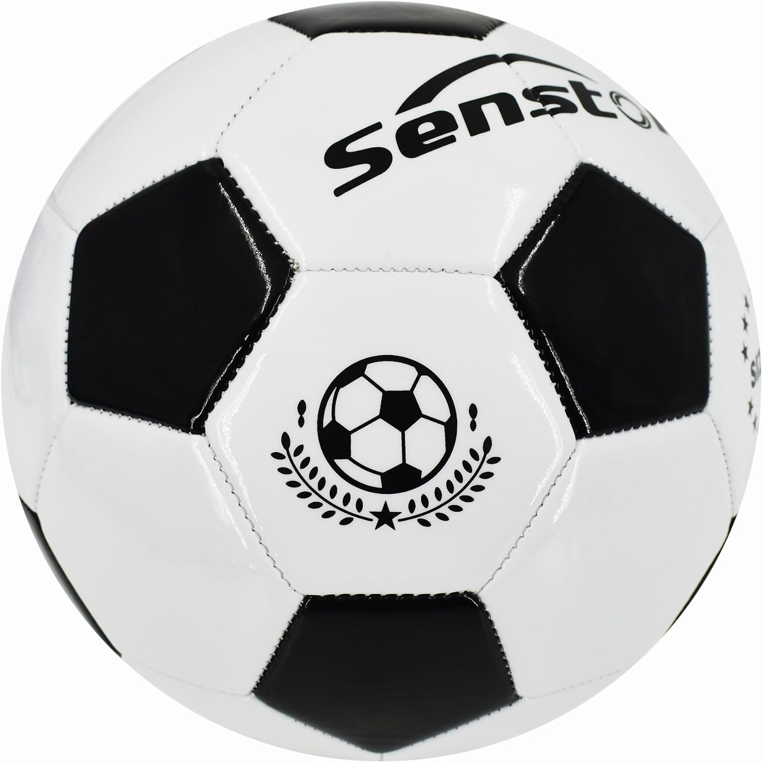 Футбольный мяч Senston № 5 PU Soccer Ball- Для тренировочных матчей по взрослому и детскому футболу с насосом, фото 4