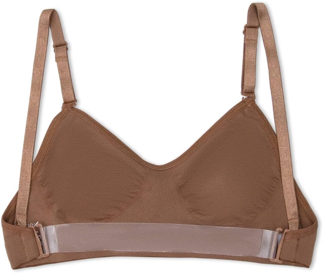 Capezio Women's Seamless Clear Back Bra With Transition Straps