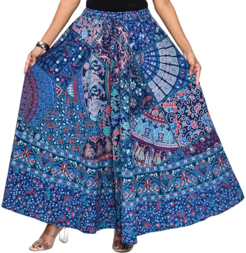 Image of Premium Cotton Skirt for Women with Pocket, Free Size