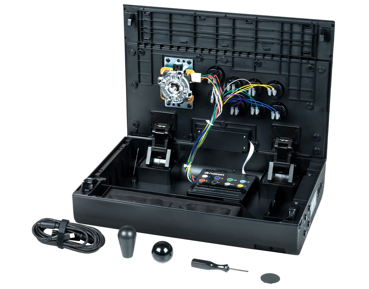 Arcade stick offciel Xbox Series. Compatible Xbox One et PC. Joystick et boutons d'actions Sanwa®