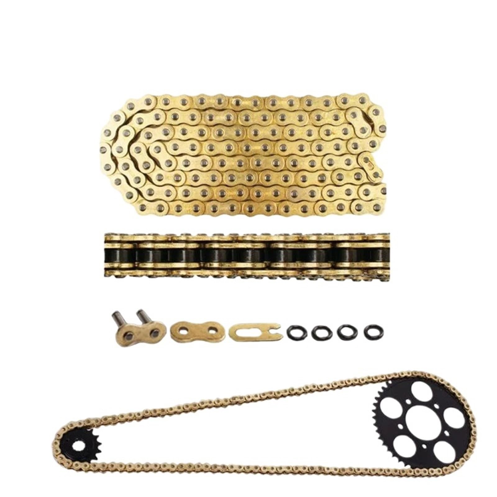 Catene per moto Catena Universale Per Moto 520 525 530 428 Catene 120 136 Catena di trasmissione