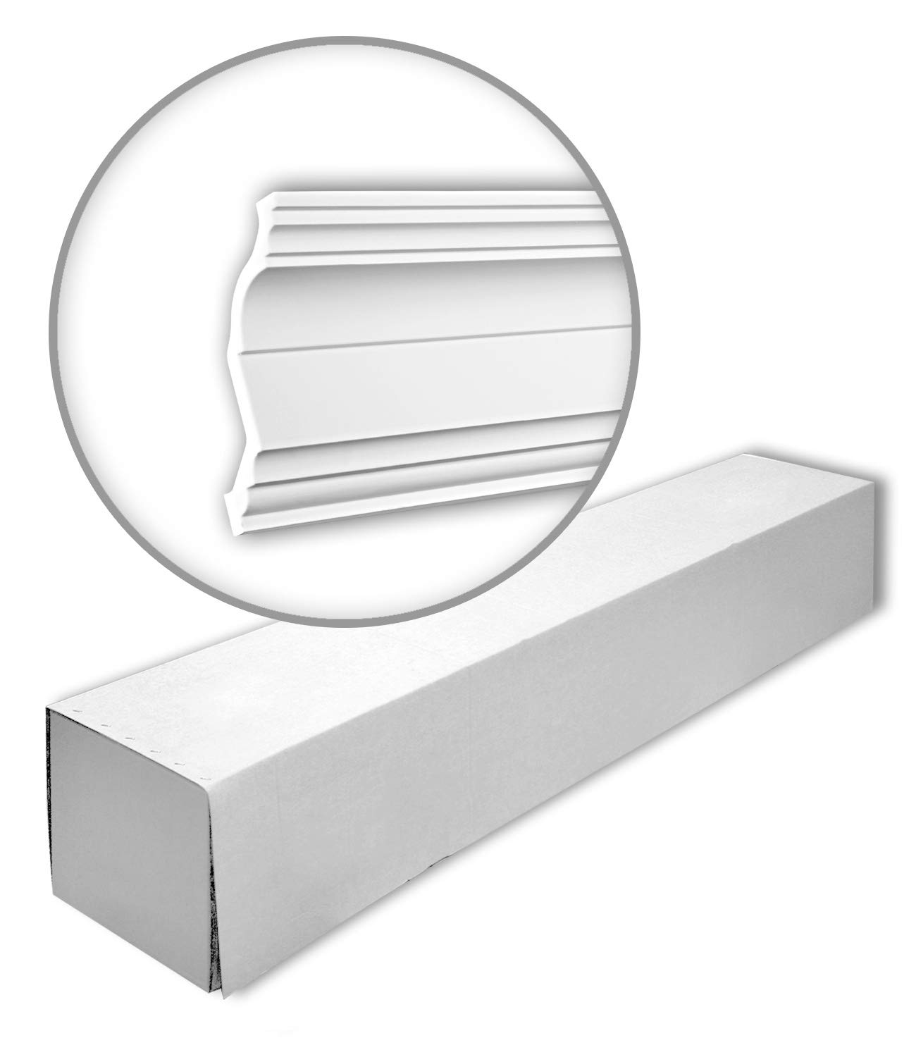 Cornisas Profhome 150254-box de espuma rígida de poliuretano molduras decorativas para techo 10m 8