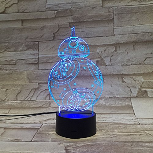 Star Wars BB-8 Lampada a Led, Luce notturna con