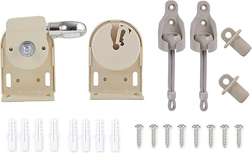 Kit elástico + soporte inalámbrico, accesorios de instalación de repuesto universales para sombrilla de interior/exterior y persianas enrollables