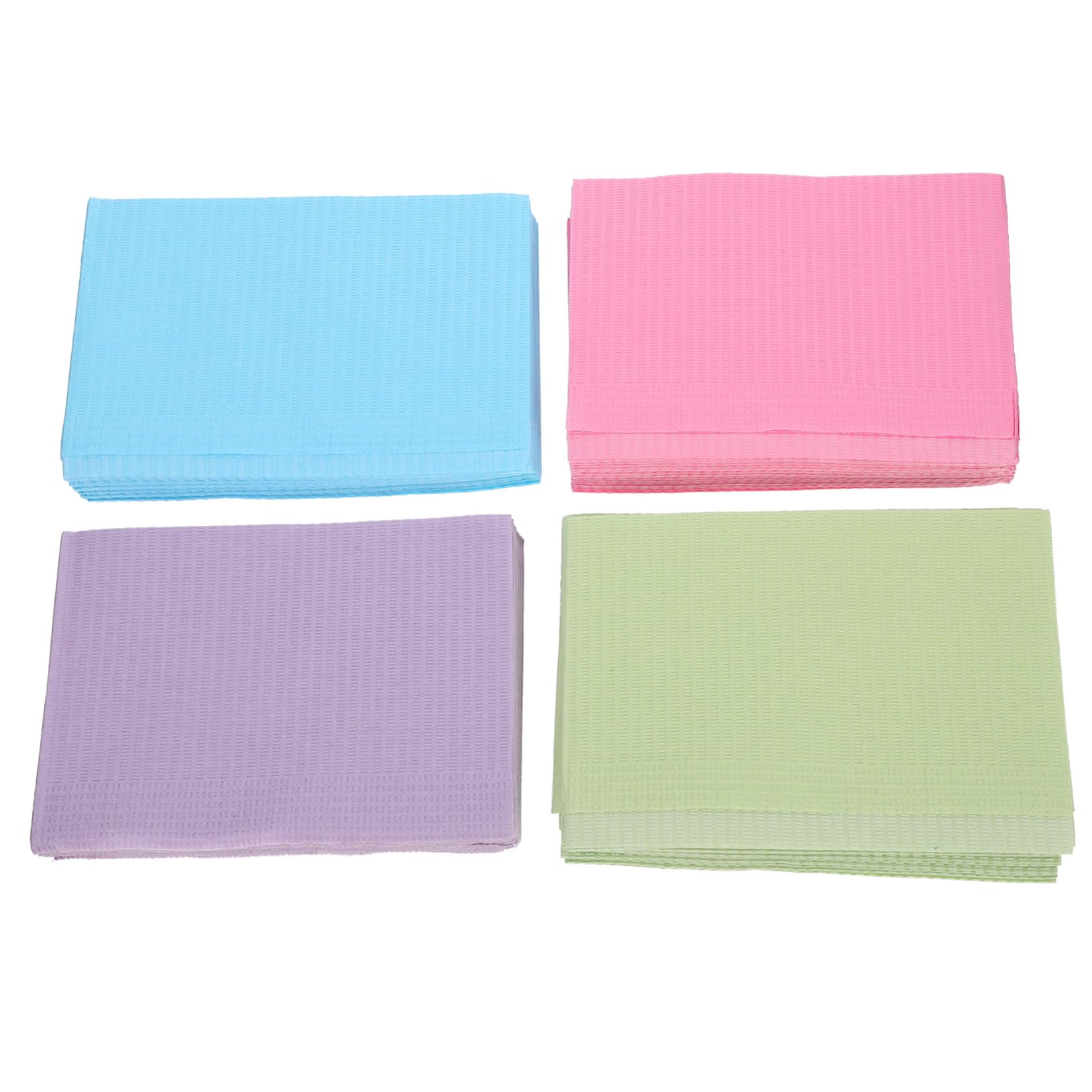 40PCS Disposable Bibs for Treatment Waterproof Paper Scarfs Strapless Neckerchiefs for Clinics and Hospitals