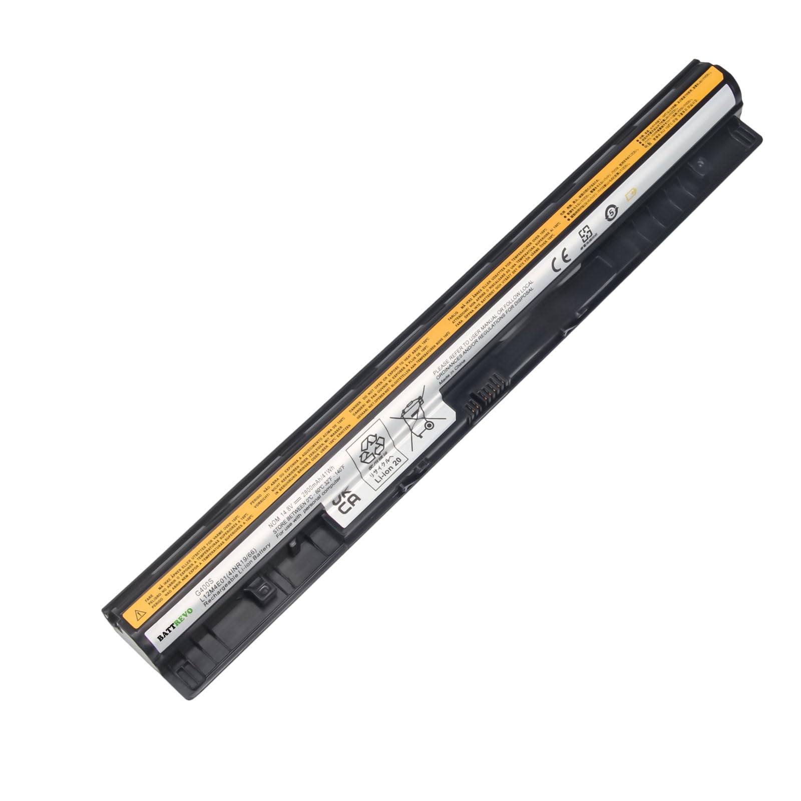 Batteria 41Wh/2800mAh L12M4E01 L12L4E01 L12S4E01 L12L4A02 L12M4A02 L12S4A02 per Lenovo G50 G50-30 G50-45 G50-70 G50-80 G70 G70-70 G70-80 G400s G500s G505s Z41-70 Z50-70 Z50-75 Z70 Z70-80 Z710