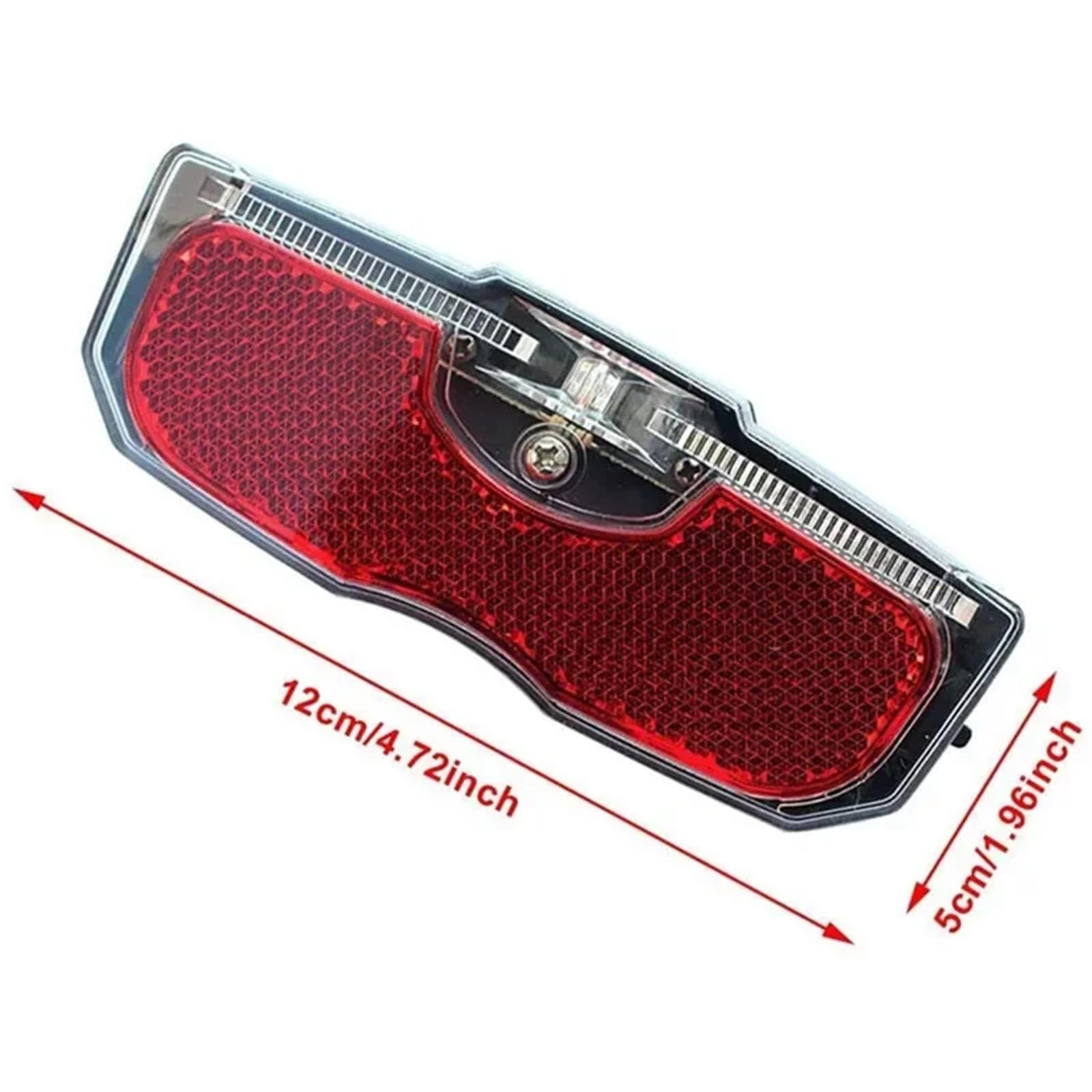 Lot de 4 réflecteurs de vélo LED pour bagages de VTT - Réfléchissants - Accessoires de cyclisme