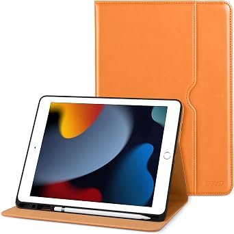 DTTO for iPad 9th/8th/7th Gen Case 10.2 Inch 2021/2020/2019, Orange