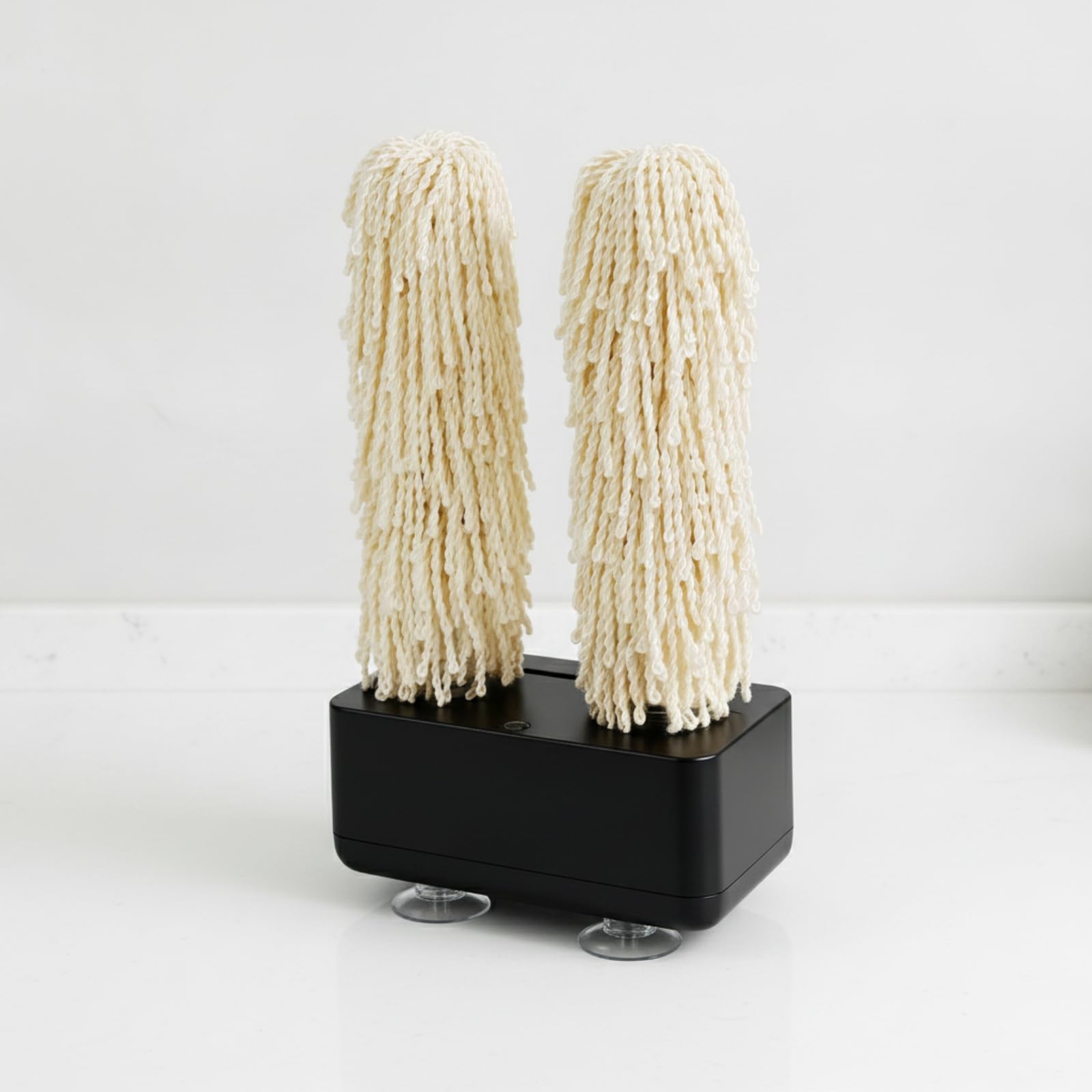 Abrillantador Copas Eléctrico sin Pelusas Pulidora Copas Vino Secado Rápido Máquina Pulidora Vasos para Invitados, Bar Doméstico, Cocina , Negro , Estándar