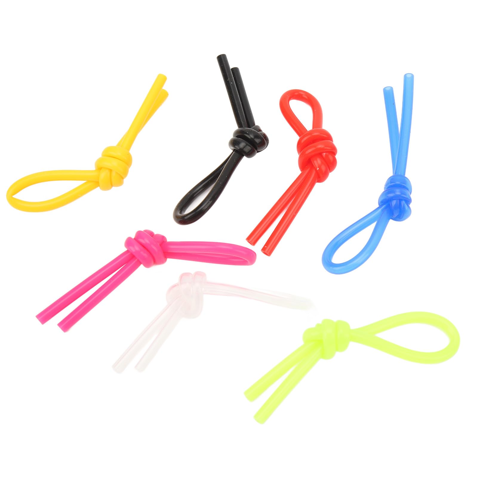 Pack of 10 Durable Tennis Racket Vibration Dampener Knot for Squash Racket - Silicone for Tennis Racke, Suitable Adults and Children(Red, Blue, Rose Red, Yellow, etc.)