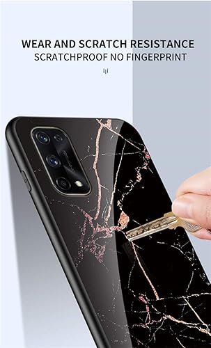 Miniatura 3 de IVY Funda de mármol de vidrio templado para Oppo Realme X7 Pro Case - C