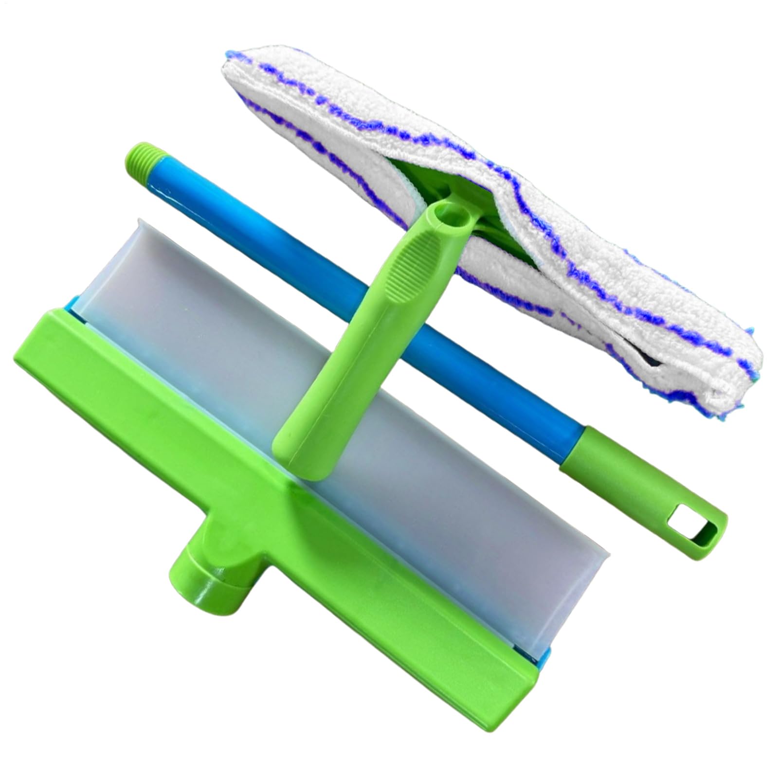 Squeegee nettoyeur de porte en verre de 30,5 cm avec raclette en silicone pour miroir
