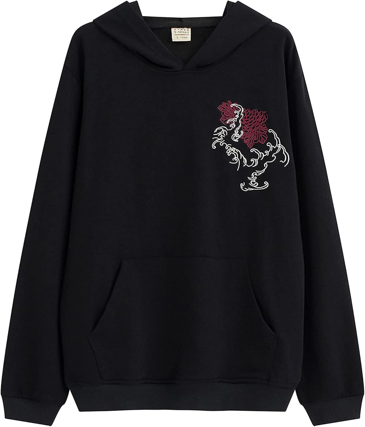 XYXIONGMAO Embroiderd Streetwear Dragon Hoodies Men Techwear Sweatshirt Japanese Black Hip Hop Graphic Hoodie - Image 2