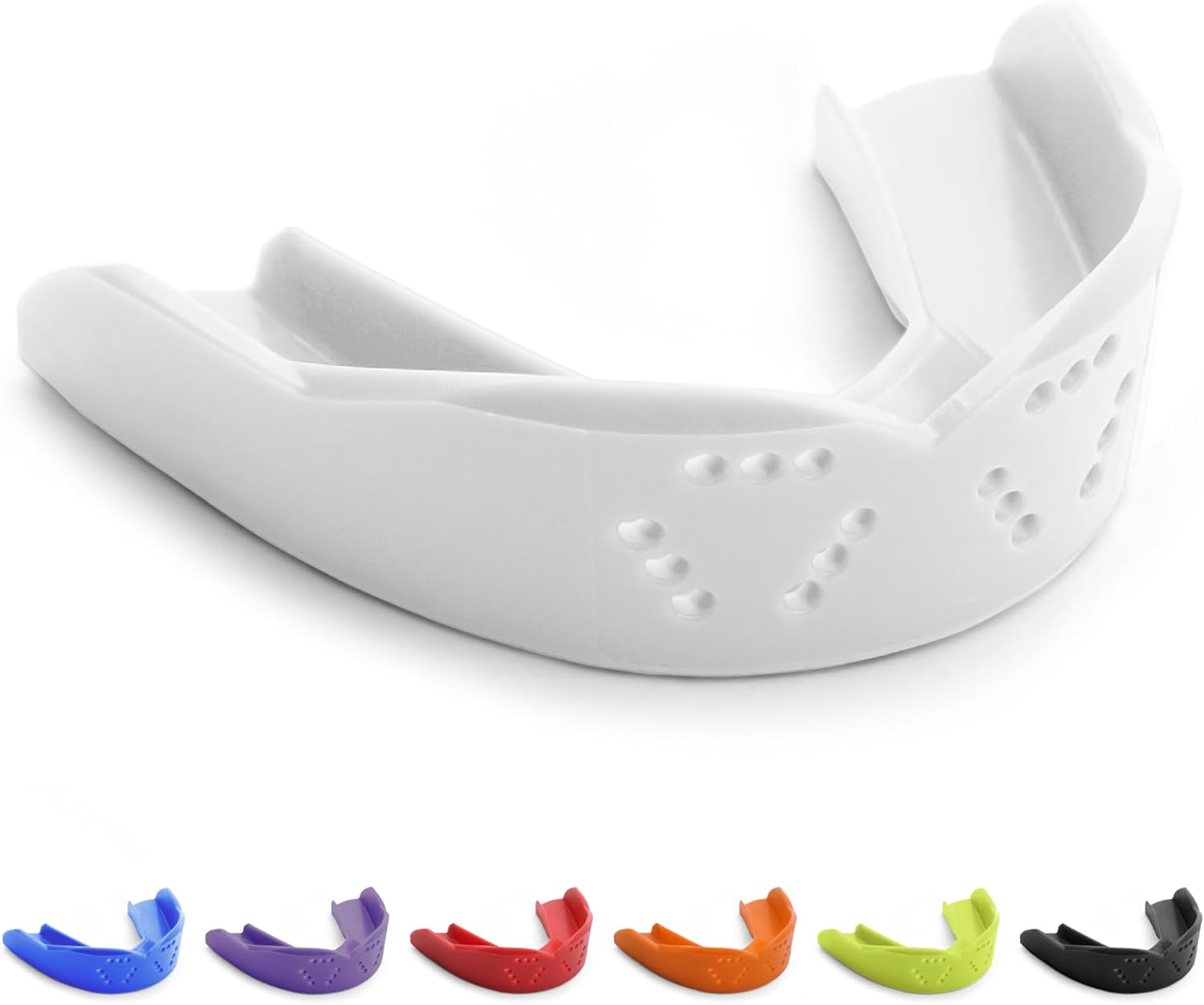 SISU 3D Mouthguard - Pre-Formed, Easy Fit Protection for Lacrosse, Football, Hockey, Team Sports - Remoldable Up to 20 Times - Non Toxic