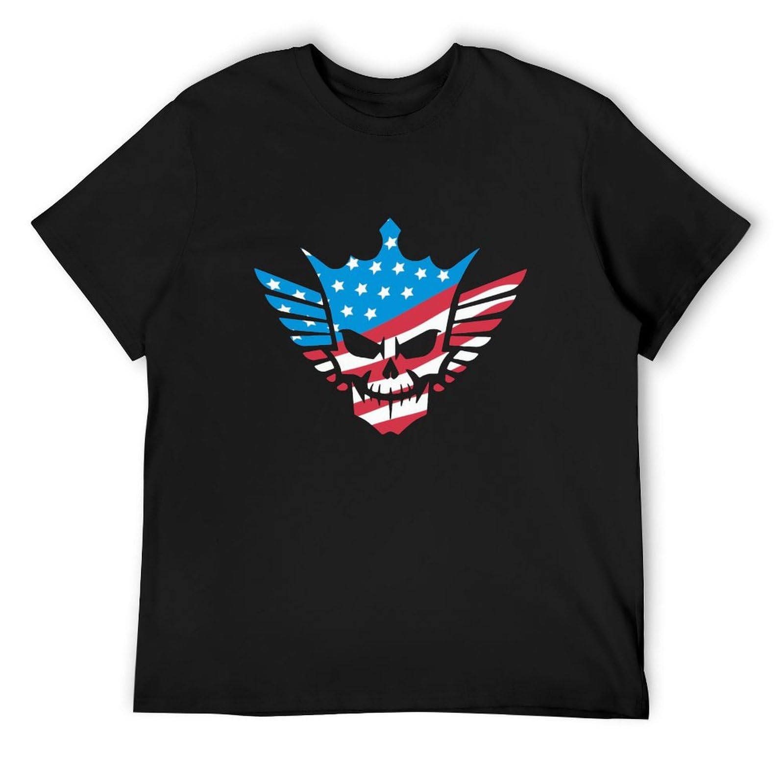 paosijie Cody Rhodes American Nightmare Skull Wrestling Fan T Shirt Black S