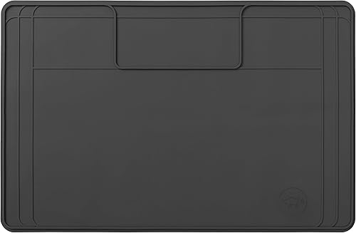 Tapete original para debajo del fregadero, tapete impermeable de silicona, recortable, fácil de limpiar, forro de armario de cocina, tapetes